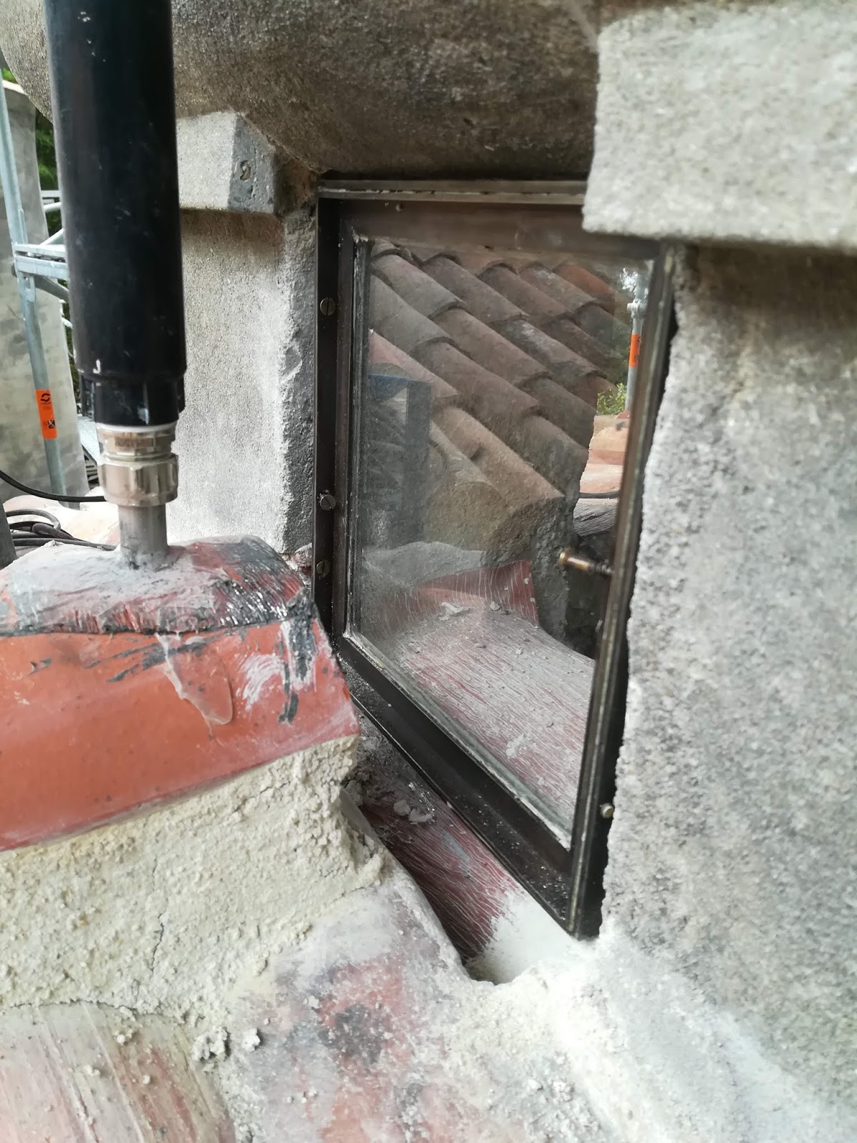 Aros em latão oxidado para janelas